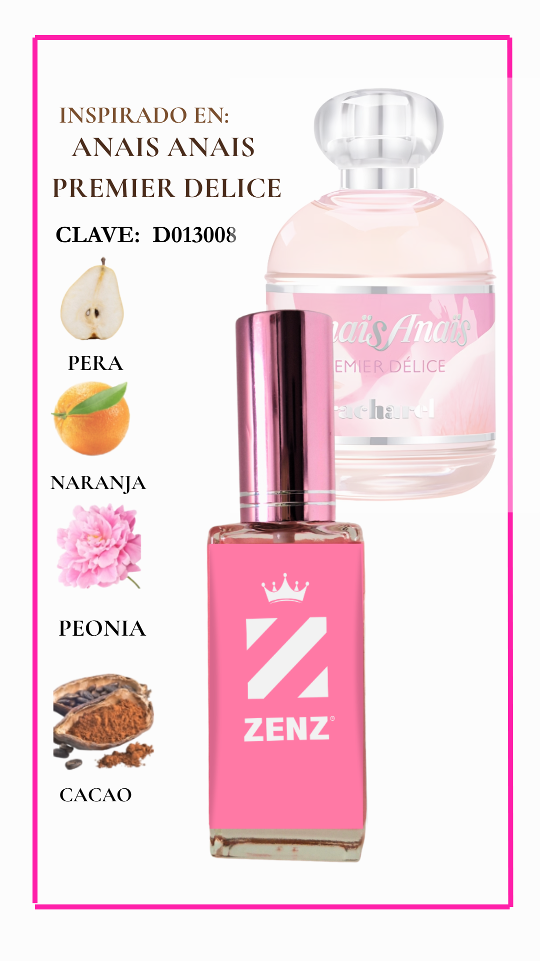 Perfume Tendencia D ANAIS ANAIS PREMIER DELICE NUEVO zenz