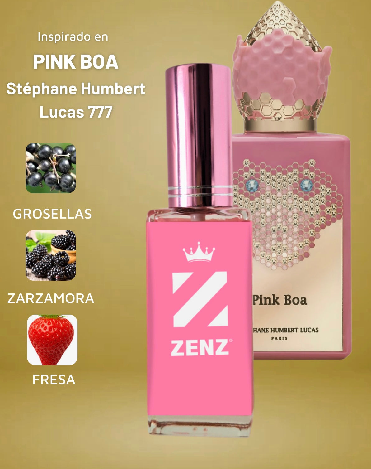 Perfume Tendencia U PINK BOA NUEO AGOSTO zenz