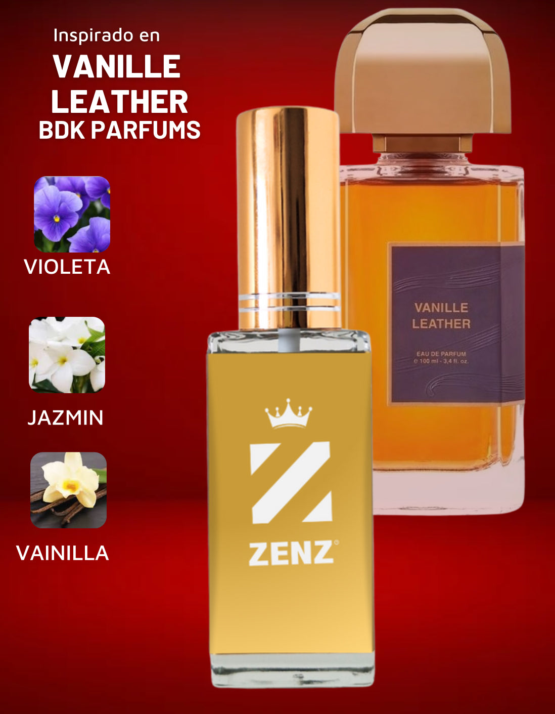 Perfume Tendencia U VANILLA LEATHER BTK PARFUMS zenz