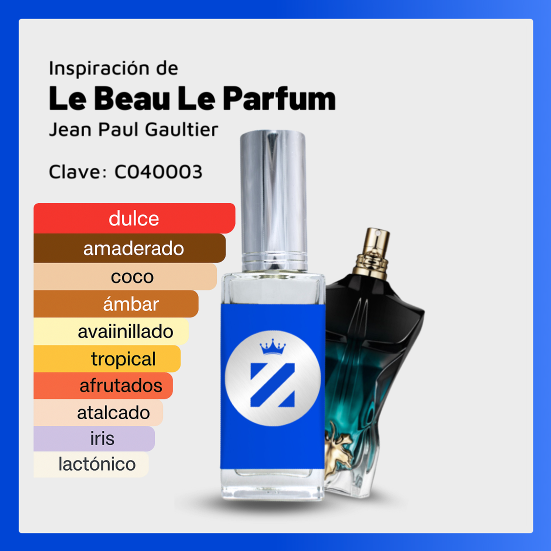 Perfume Tendencia C LE BEAU LE PARFUM zenz