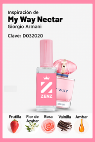 Perfume Tendencia D MY WAY NECTAR NUEVO NOVIEMBRE 2024 zenz