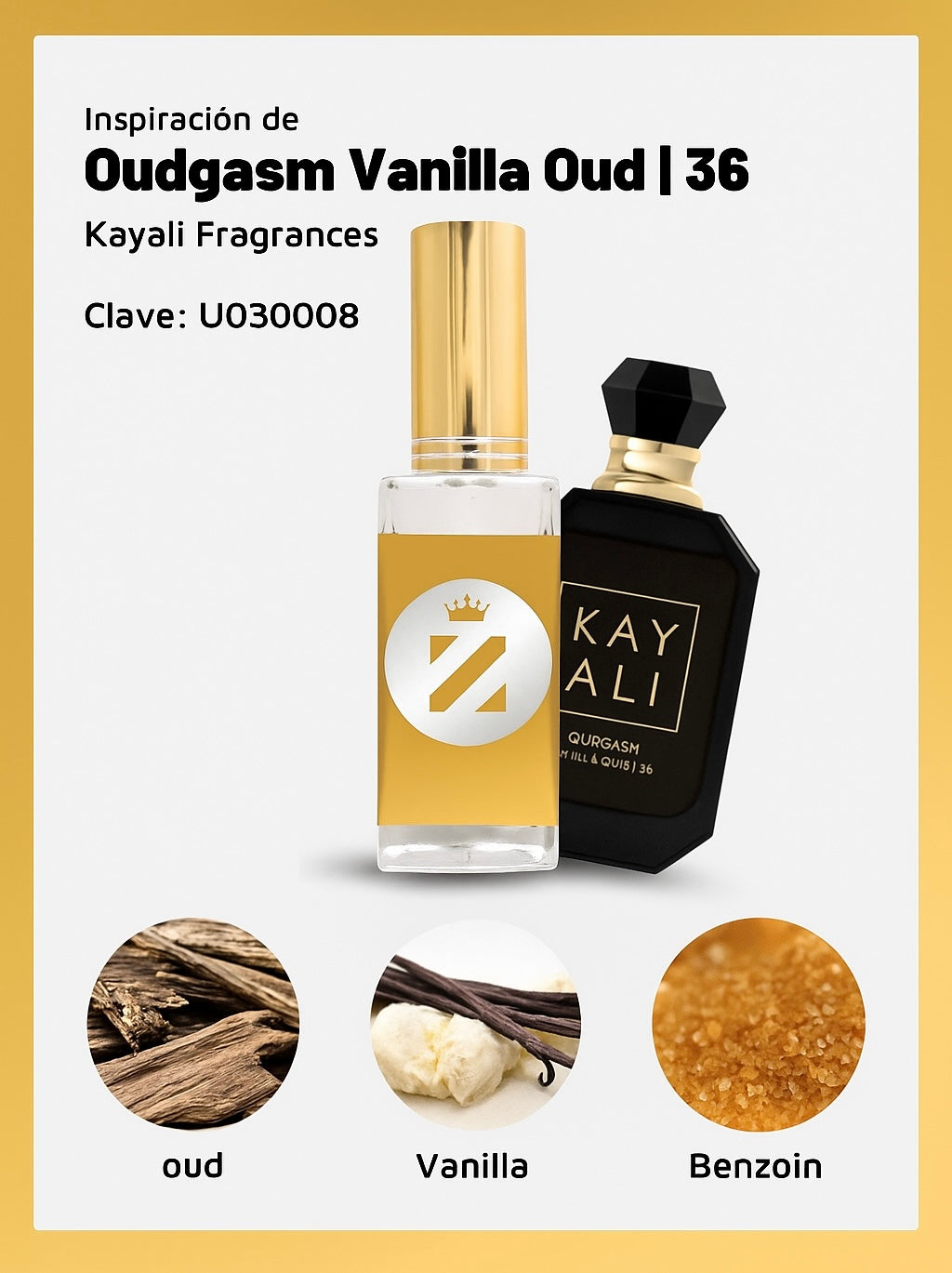Perfume Tendencia U OUDGASM VANILLA OUD kayali NUEVO JUNIO 2024 zenz