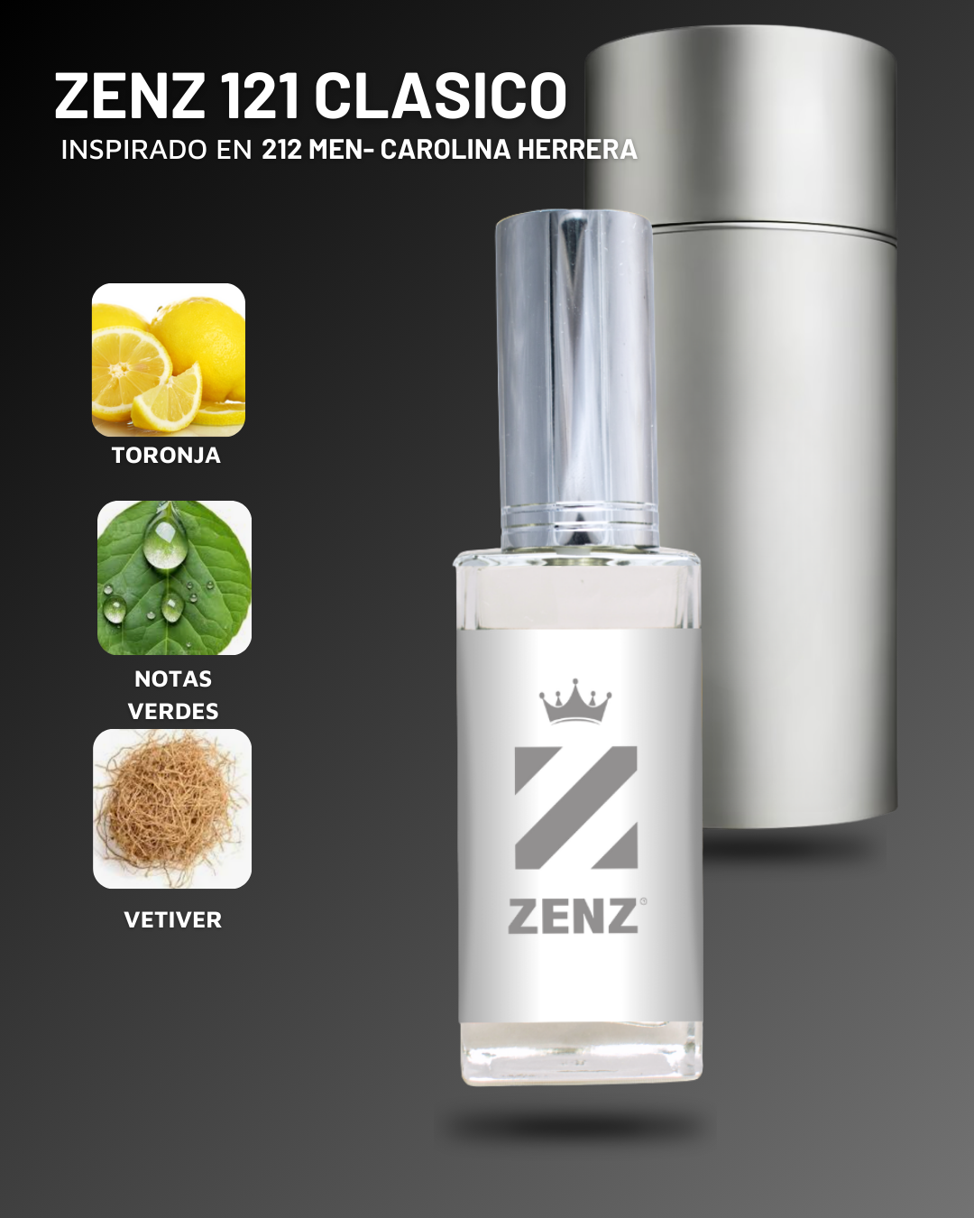 Perfume Tendencia C 212 CLASICO zenz