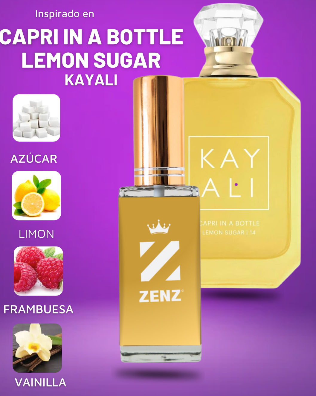 Tendencia D CAPRI BOTTLE LEMON SUGAR 14  NUEVO 2025