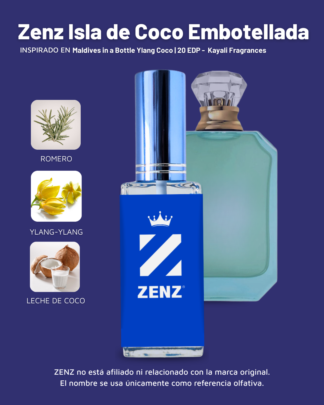 D Inspirado en Maldives in a Bottle Ylang Coco | 20 EDP | Kayali Fragrances zenz