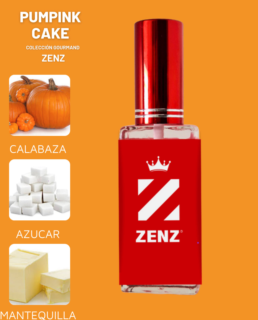 Perfume Tendencia PUMPINK CAKE 🎃 |COLECCION GOURMAND by zenz
