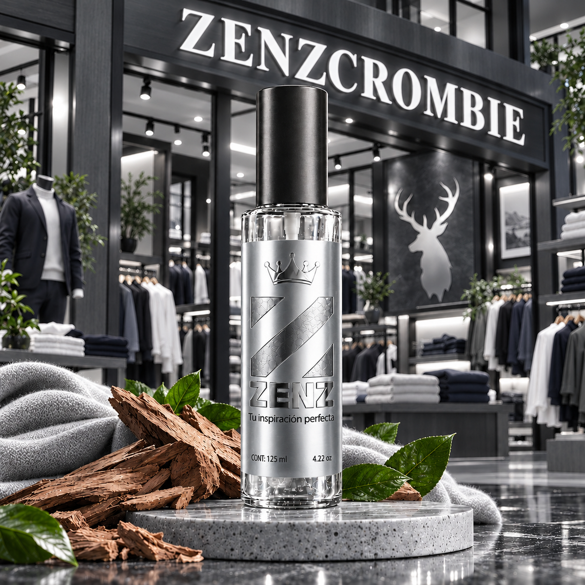ZENZCROMBIE AMBIENTAL INSPIRADO EN LAS TIENDAS ABERCORMBIE