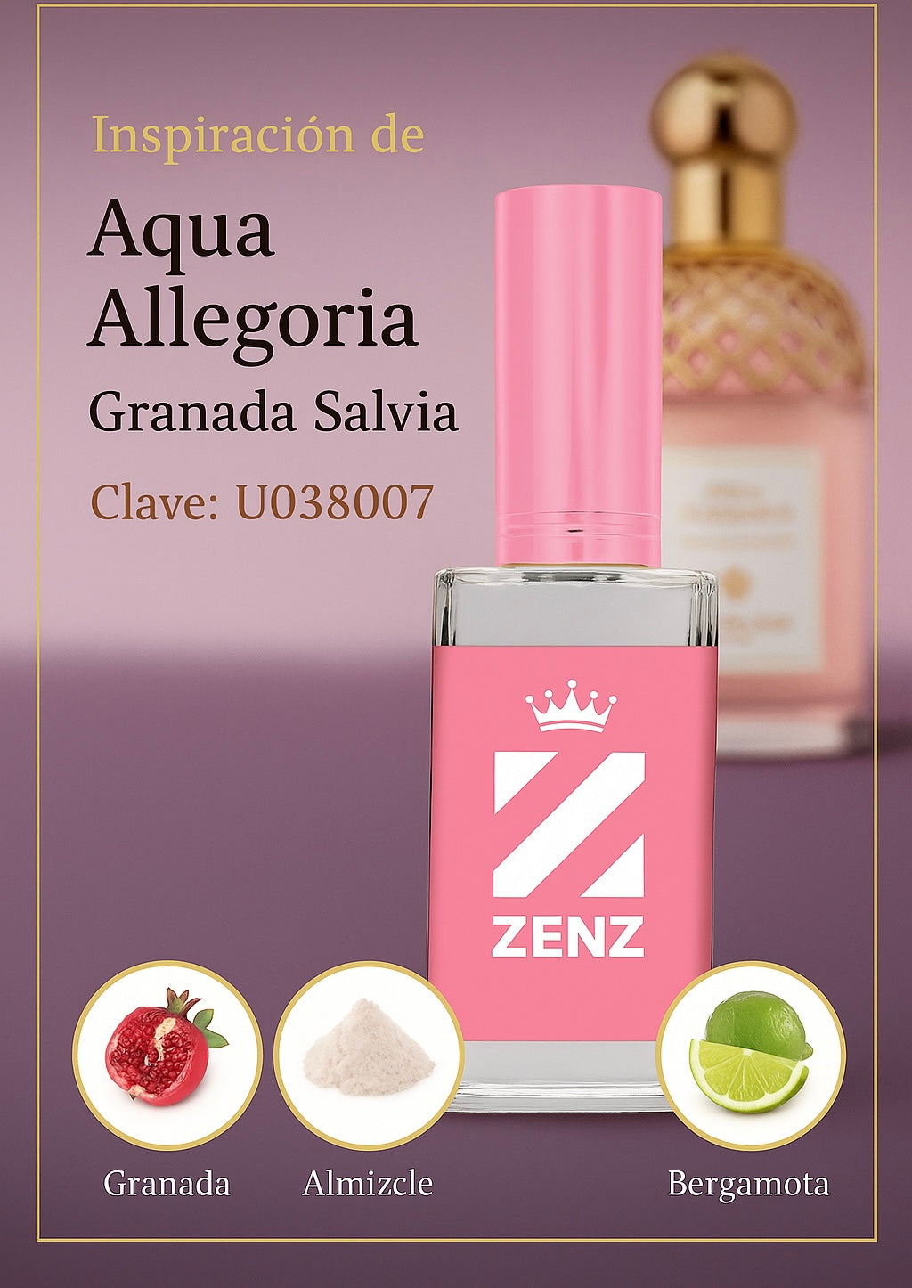 Perfume Tendencia U AQUA ALLEGORIA GRANADA SALVIA NUEVO  zenz