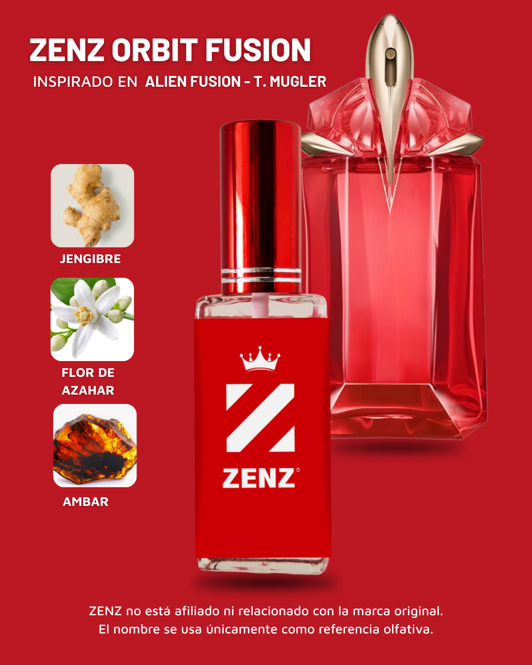 Perfume Tendencia D ALIEN FUSIÓN Mugler 2025 zenz