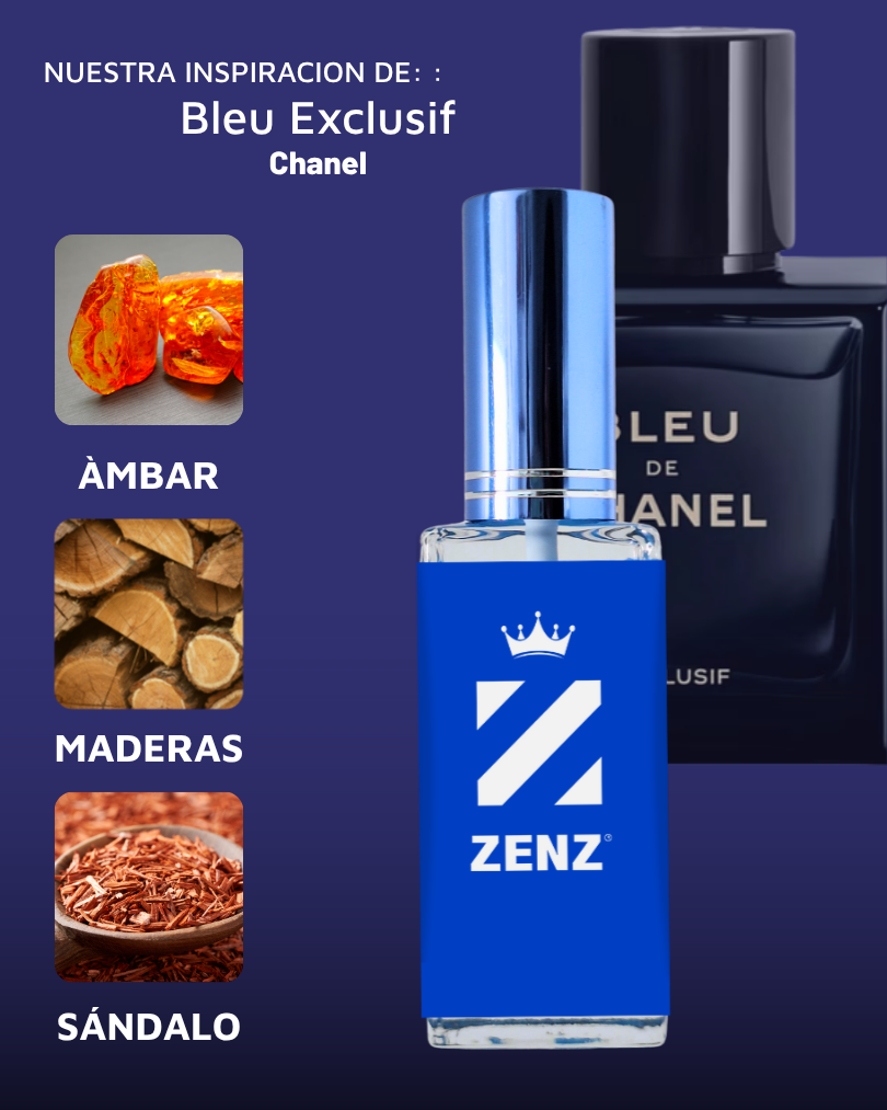 Perfume Tendencia C BLEU EXCLUSIF NUEVO NOVIEMBRE 2025 zenz