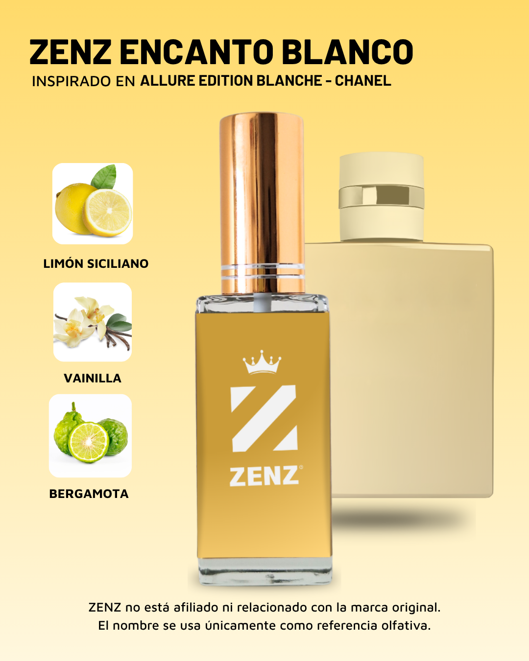 C Inspirado en Allure Homme Edition Blanche | Chanel ZENZ