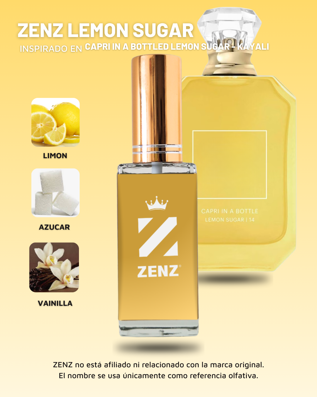 Tendencia D CAPRI BOTTLE LEMON SUGAR 14  NUEVO 2025