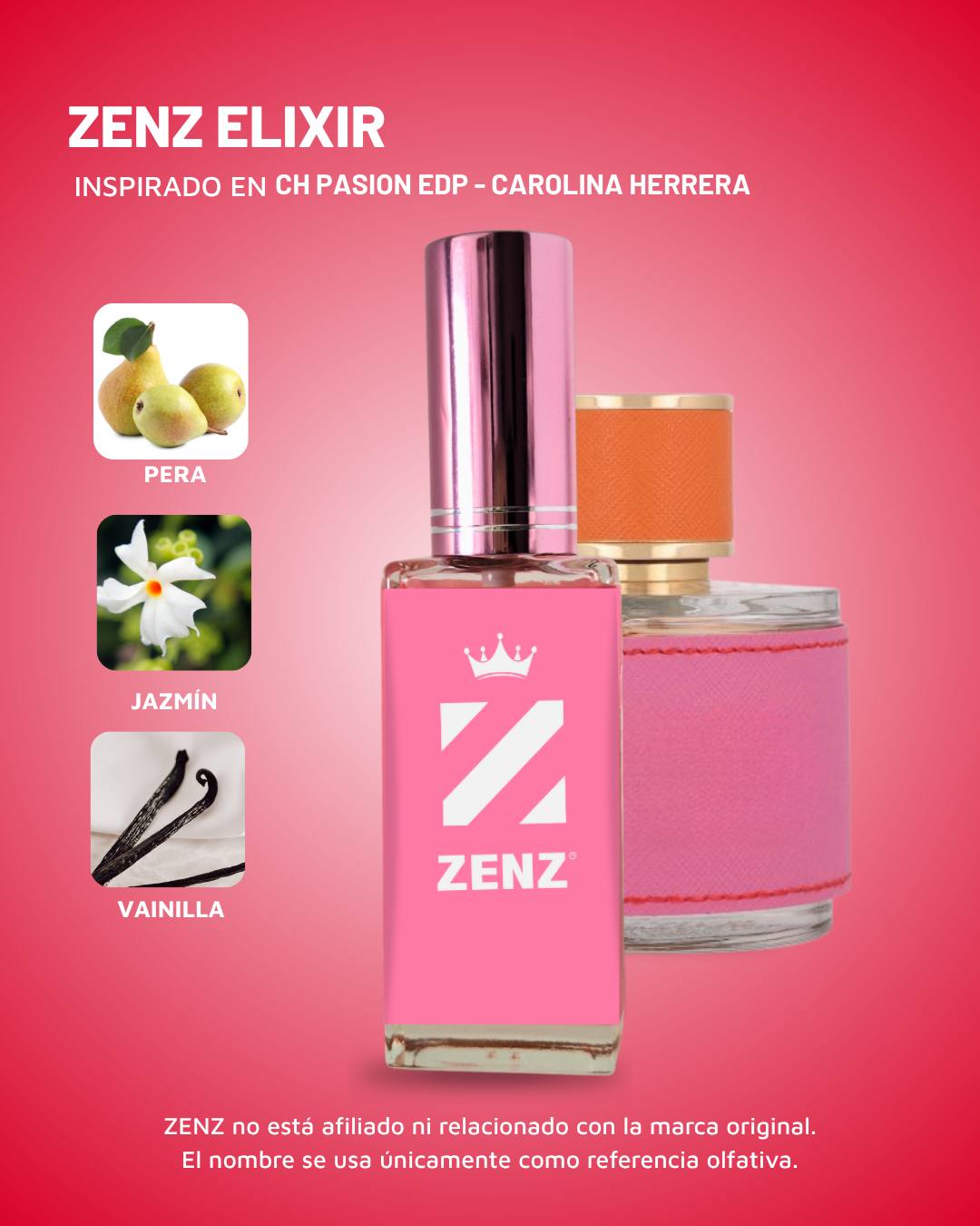 D Inspirado en CH PASION EDP l Carolina Herrera ZENZ