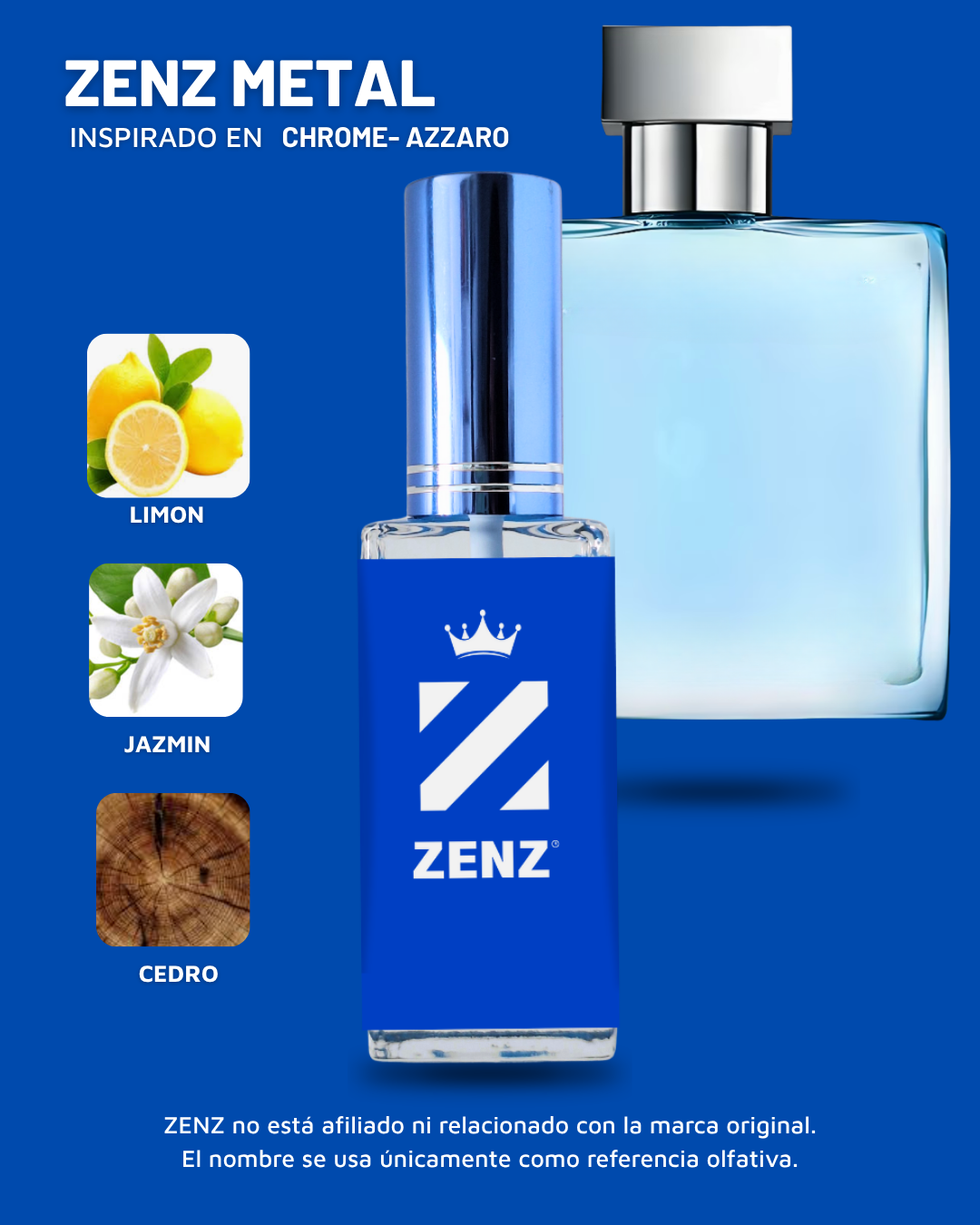 Perfume Tendencia C CHROME AZZARO zenz
