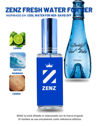 Perfume Tendencia D COOL WATER zenz