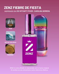 Perfume Tendencia D 212 VIP PARTY FEVER zenz
