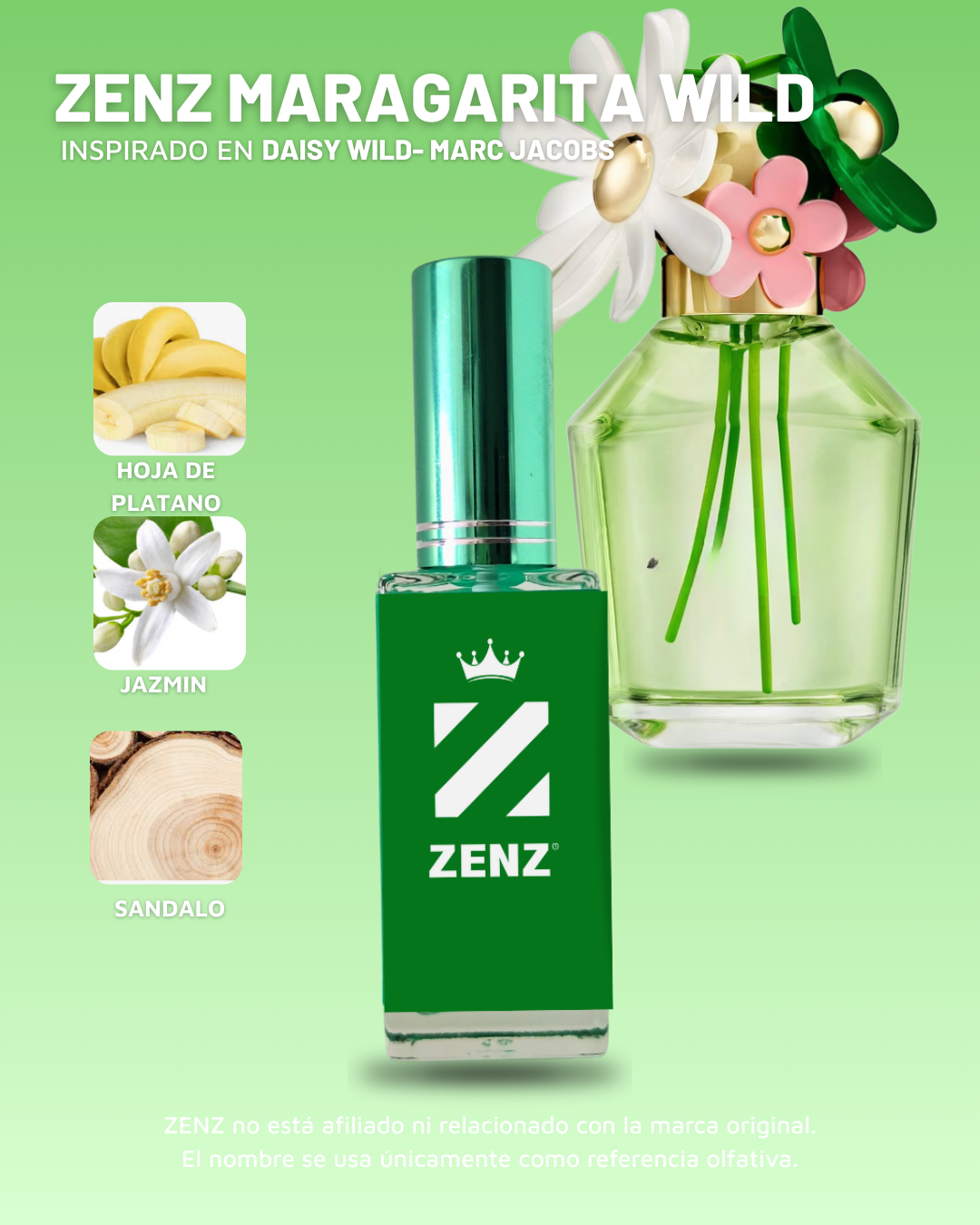 Perfume Tendencia D DAISY WILD nuevo 2025 zenz
