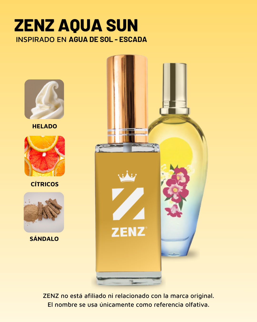 D Inspirado en AGUA DE SOL l Escada zenz