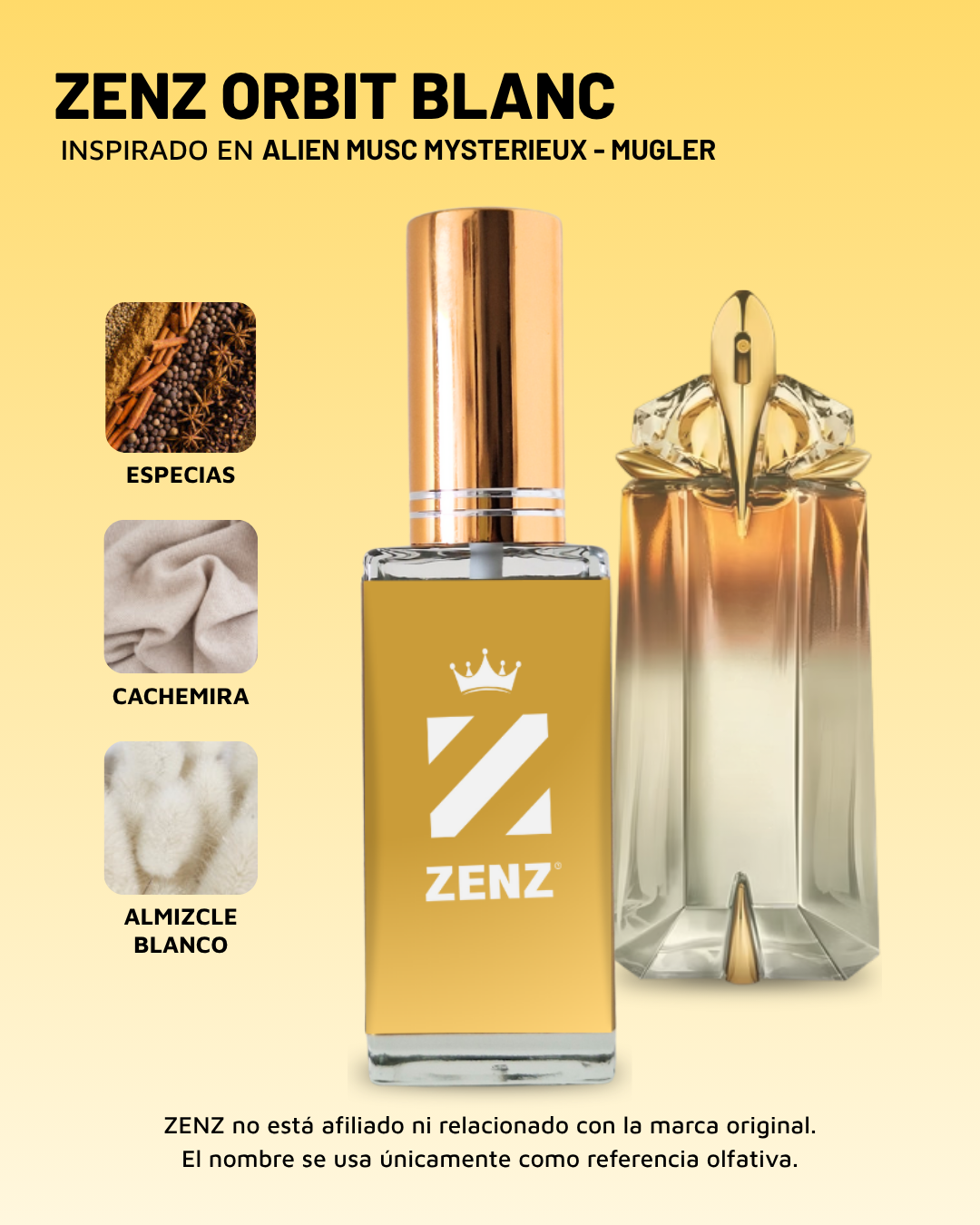 D Inspirado en Alien Musc Mysterieux | Thierry Mugler ZENZ