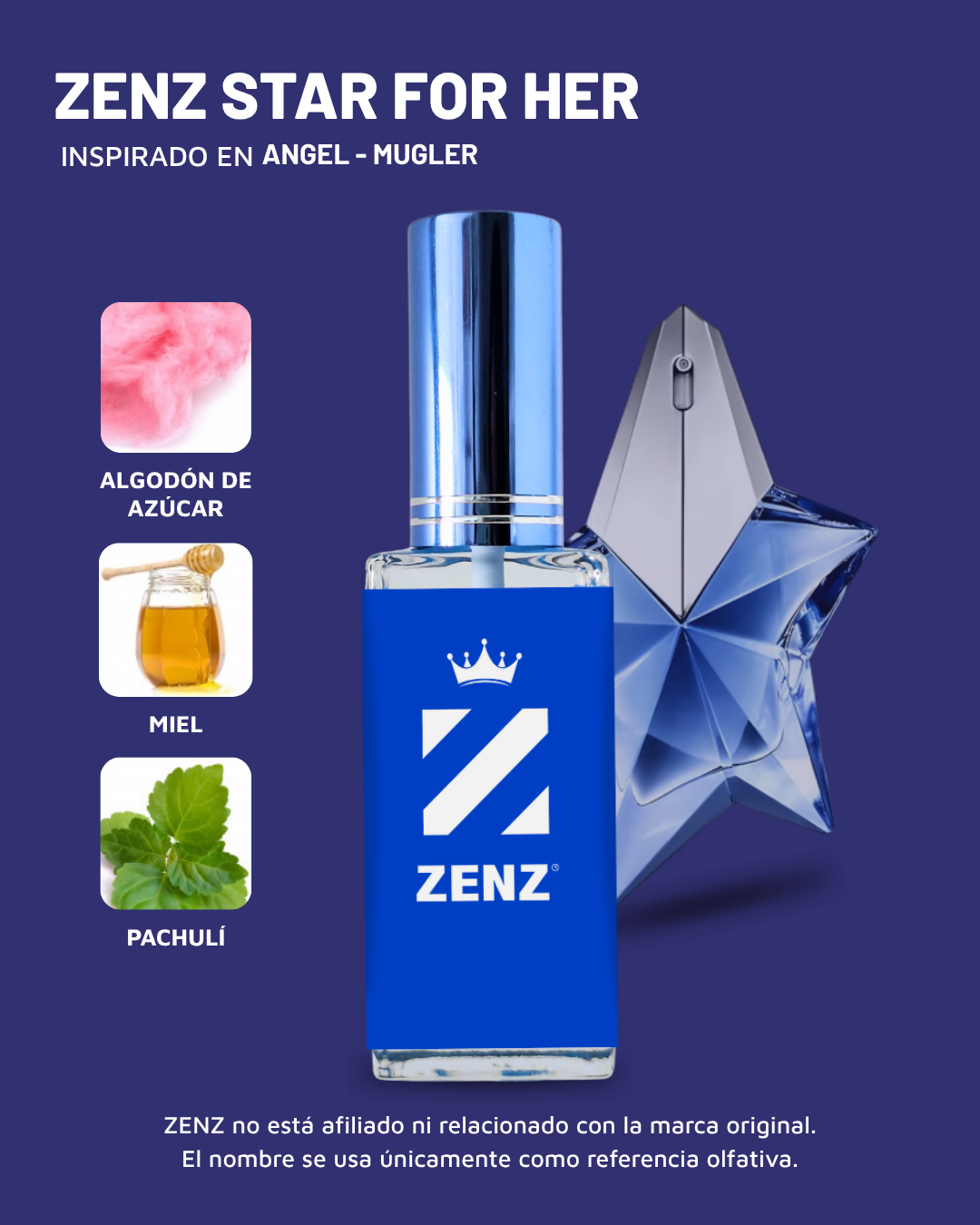 D Inspirado en Angel For Her | Thierry Mugler ZENZ
