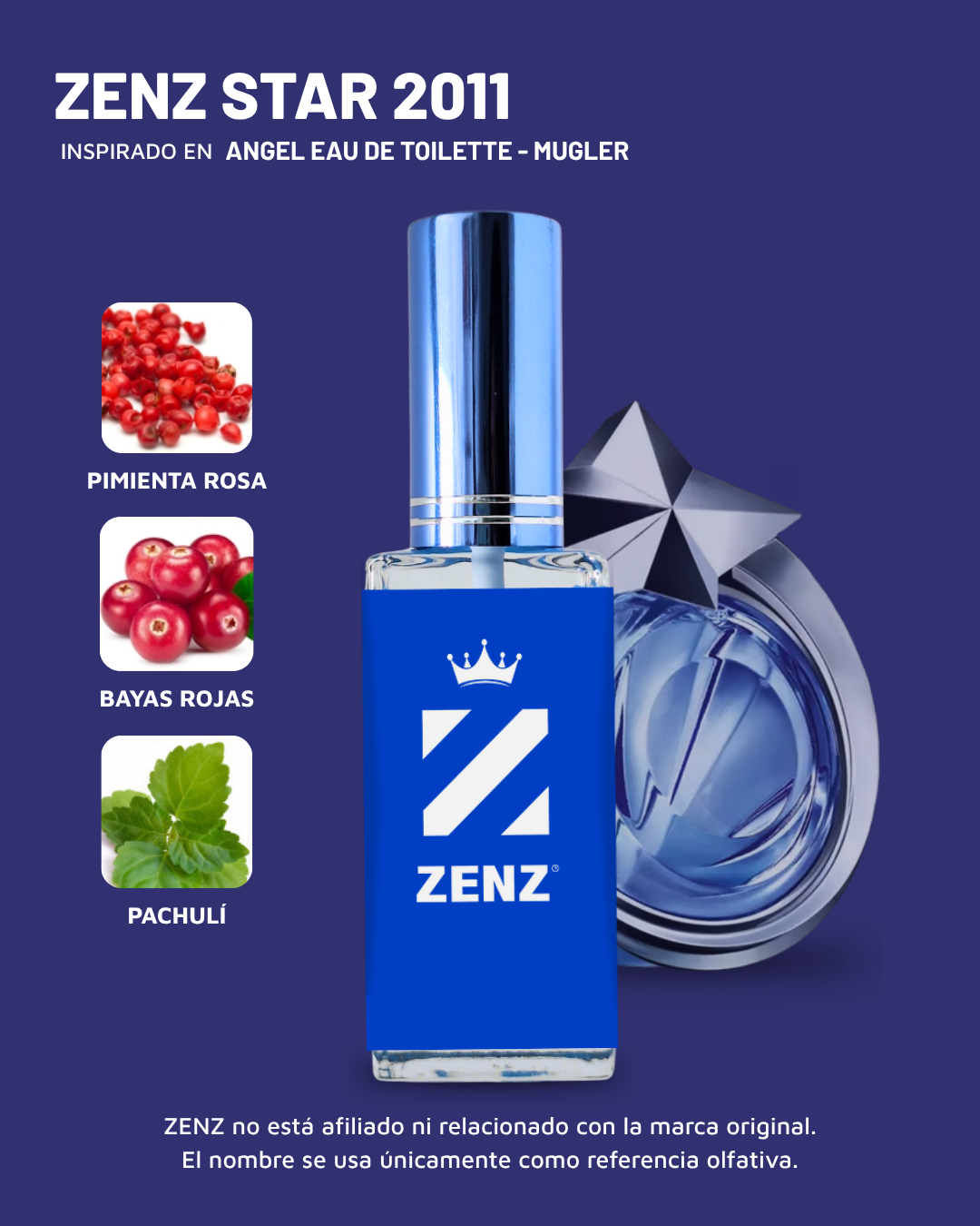 D Inspirado en Angel EDT 2011 | Thierry Mugler ZENZ