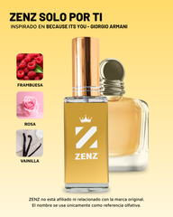D Inspirado en BECAUSE ITS YOU l Giorgio Armani zenz