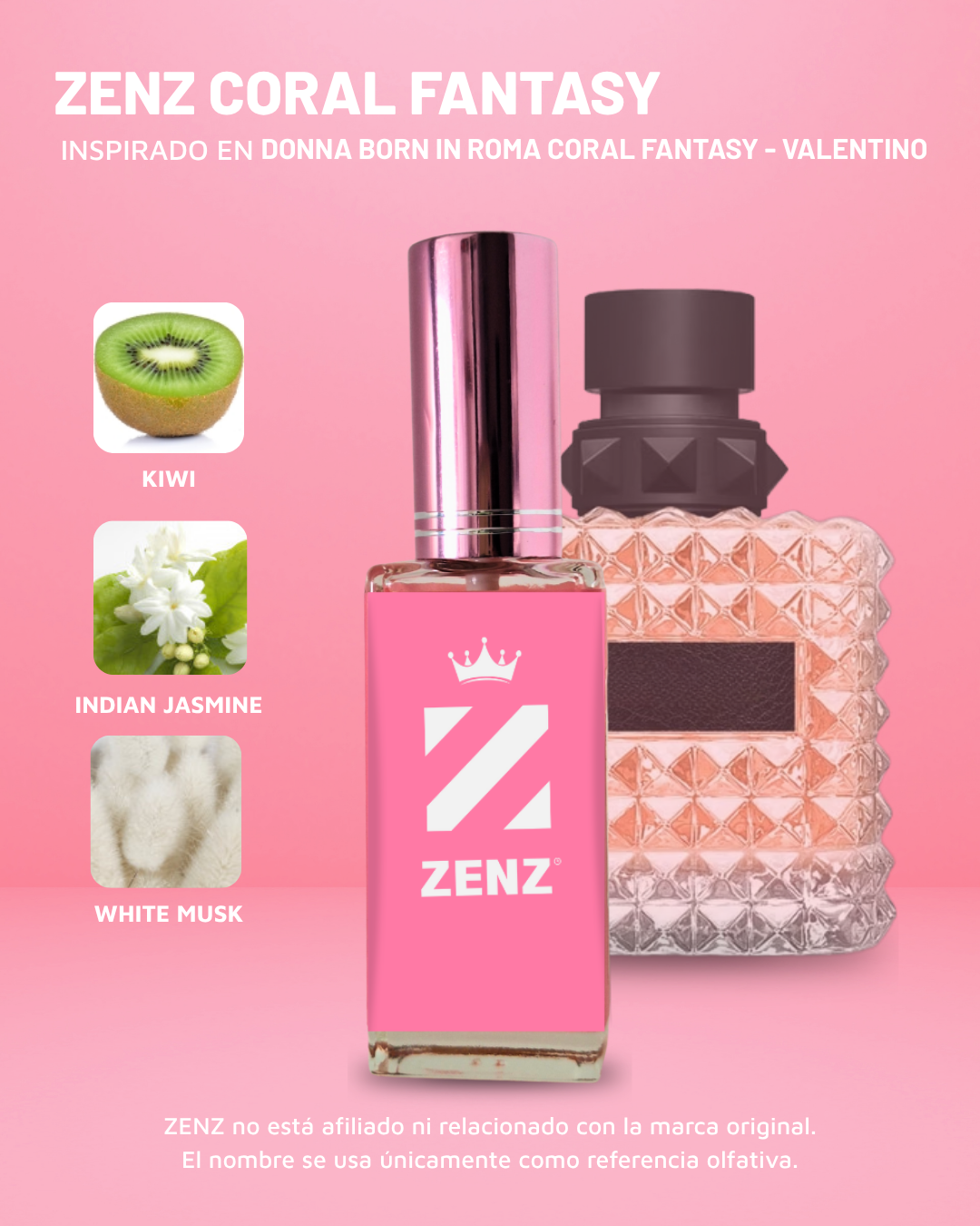 D Inspirado en Donna Born In Roma Coral Fantasy | Valentino ZENZ