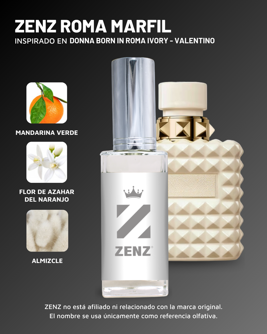 D Inspirado en Donna Born In Roma Ivory | Valentino ZENZ