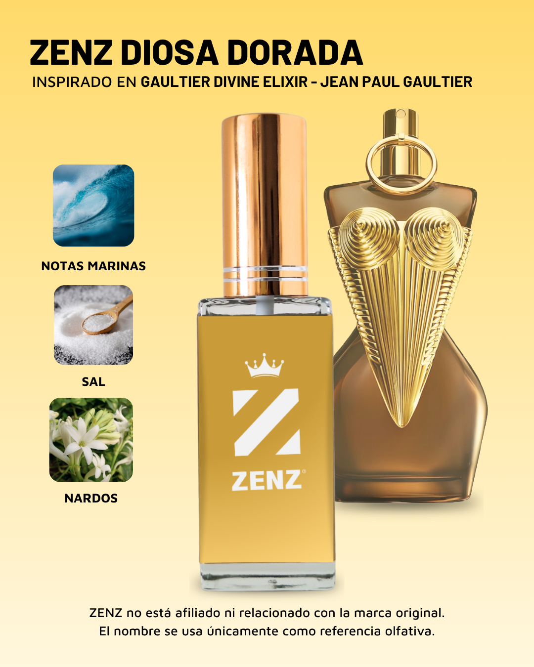 D Inspirado en Gaultier Divine Elixir | Jean Paul Gaultier 2026 ZENZ