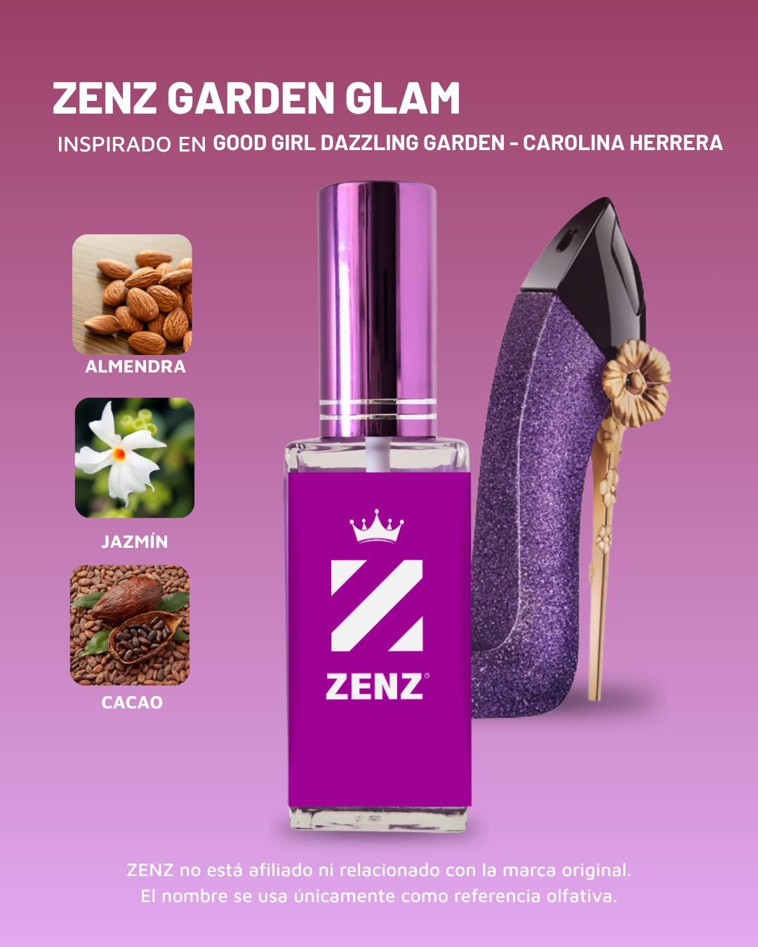 D Inspirado en GOOD GIRL DAZZLING GARDEN l Carolina Herrera ZENZ
