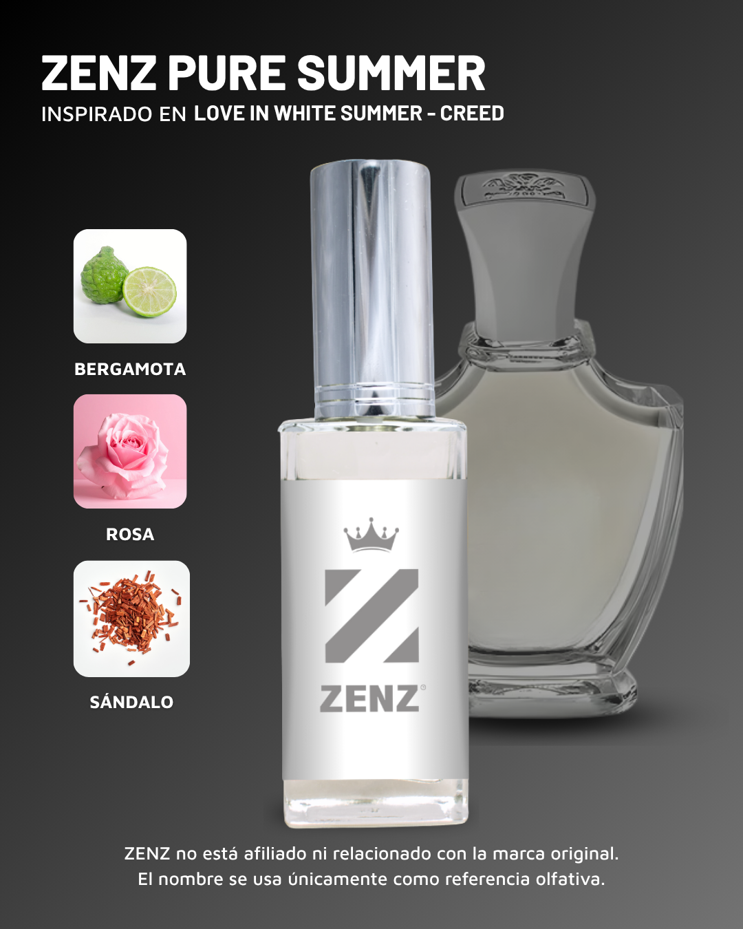D Inspirado en LOVE IN WHITE SUMMER l Creed zenz