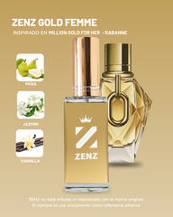D Inspirado en MILLION GOLD FOR HER l Paco Rabanne NUEVO zenz