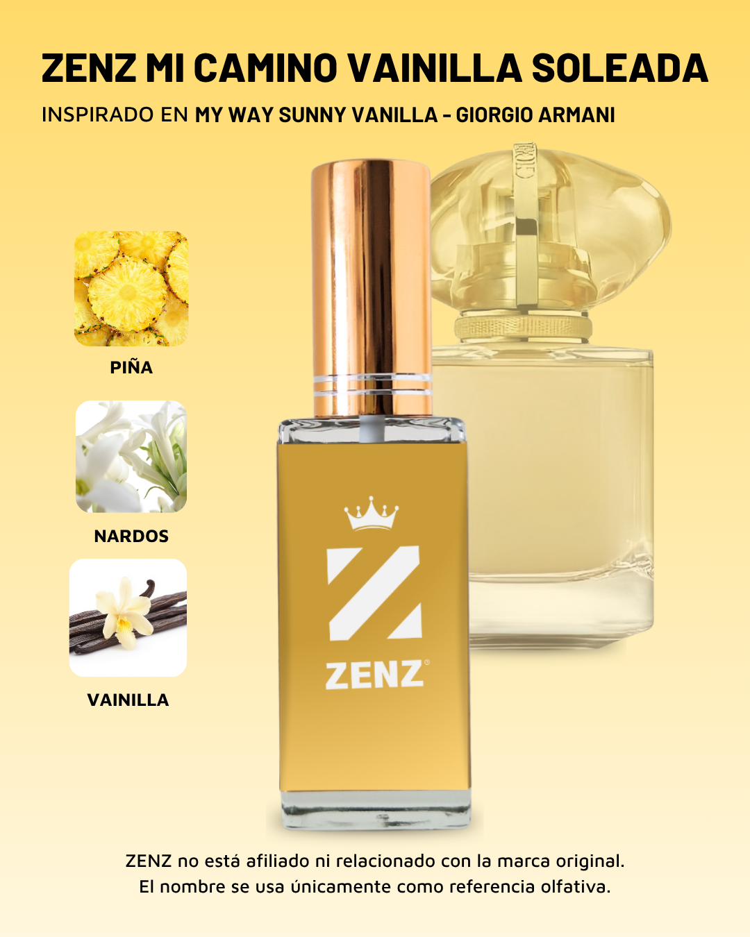 D Inspirado en My Way Sunny Vanilla | Giorgio Armani 2026 ZENZ