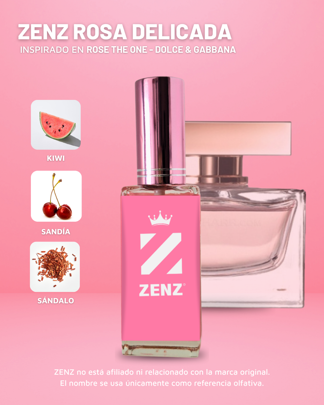 D Inspirado en ROSE THE ONE l D&G zenz