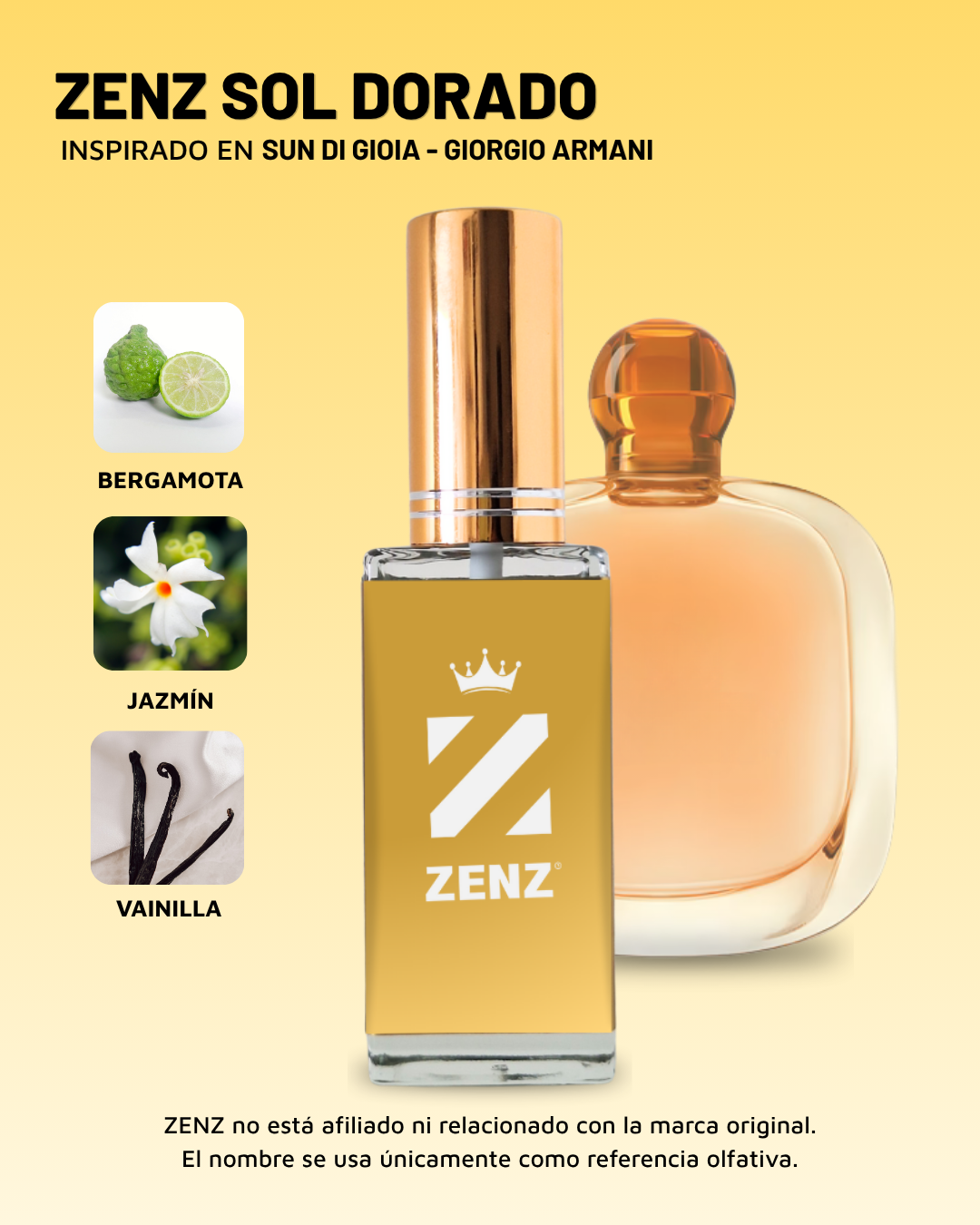 D Inspirado en SUN DI GIOIA l Giorgio Armani zenz