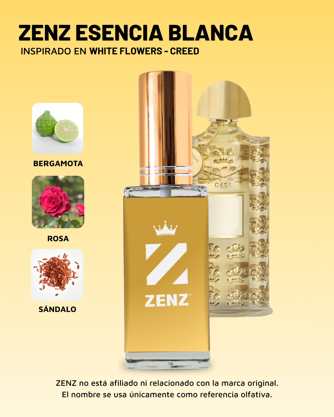 D Inspirado en WHITE FLOWERS l Creed zenz