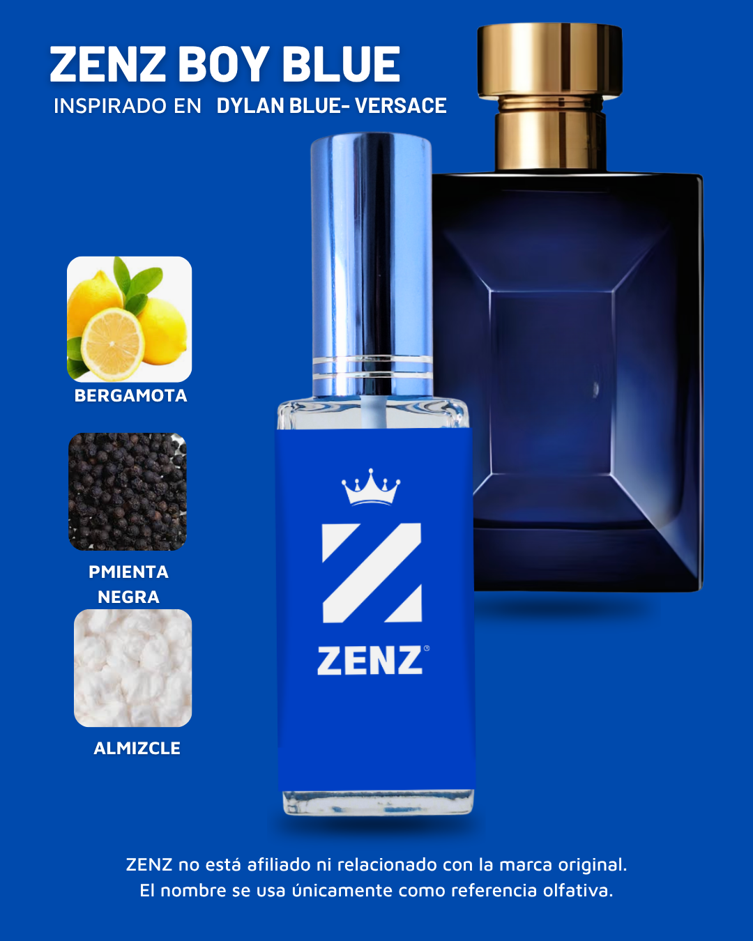 Perfume Tendencia C DYLAN BLUE zenz