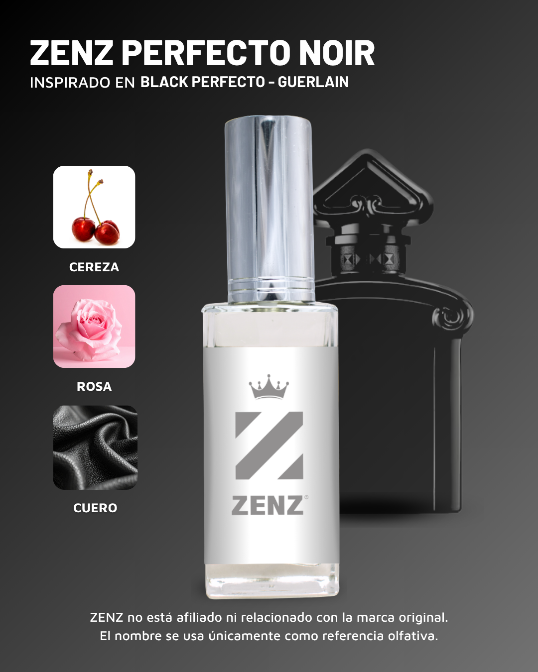 Perfume Tendencia D BLACK PERFECTO zenz