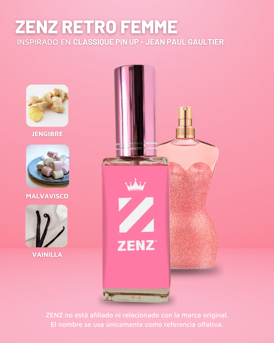 Perfume Tendencia D CLASSIQUE PIN UP JEAN PAUL zenz