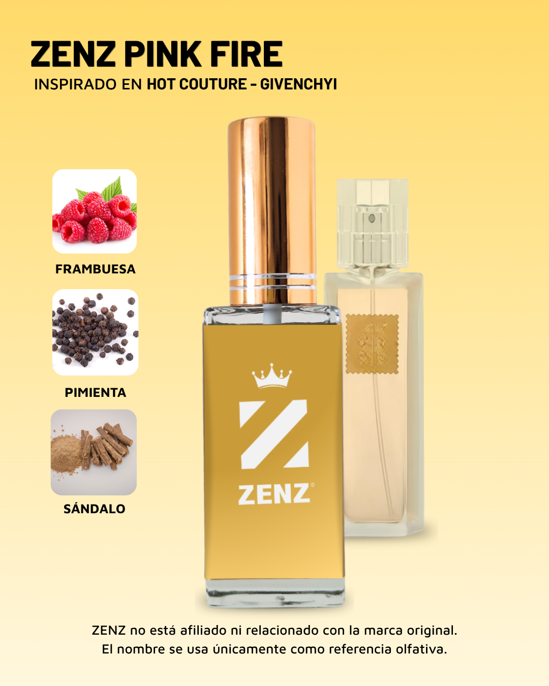 Perfume Tendencia D HOT COUTURE zenz