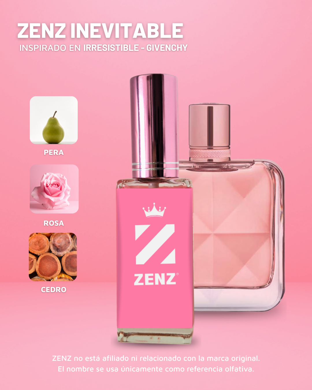 Perfume Tendencia D IRRESISTIBLE zenz