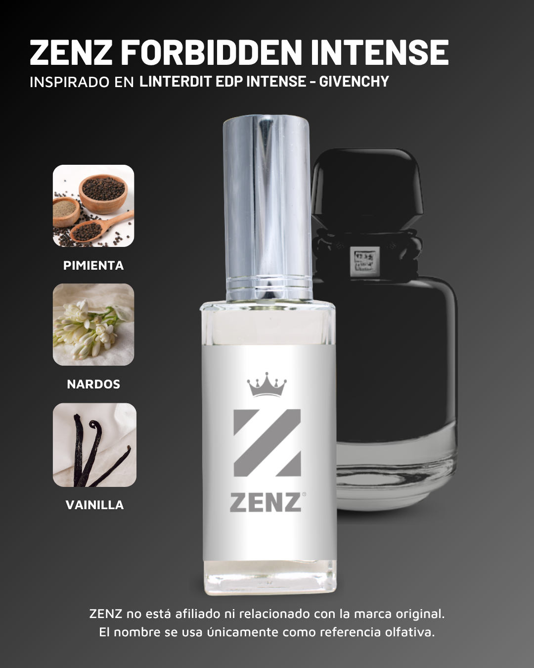 Perfume Tendencia D LINTERDIT EDP INTENSE zenz