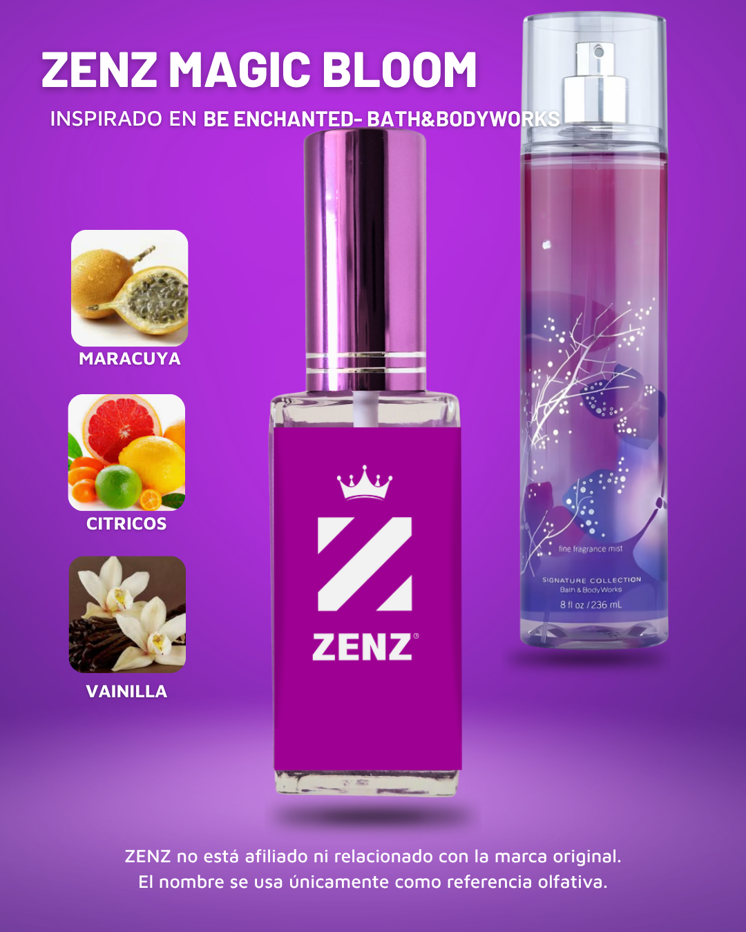 Perfume Tendencia D BE ENCHANTED Bath & Body Works zenz