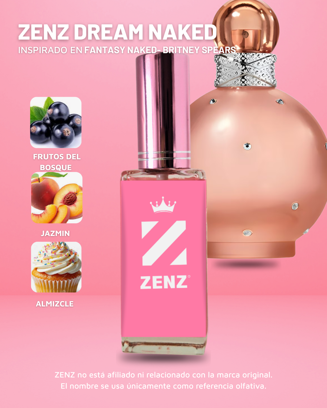 Perfume Tendencia D FANTASY NAKED NUEVO zenz