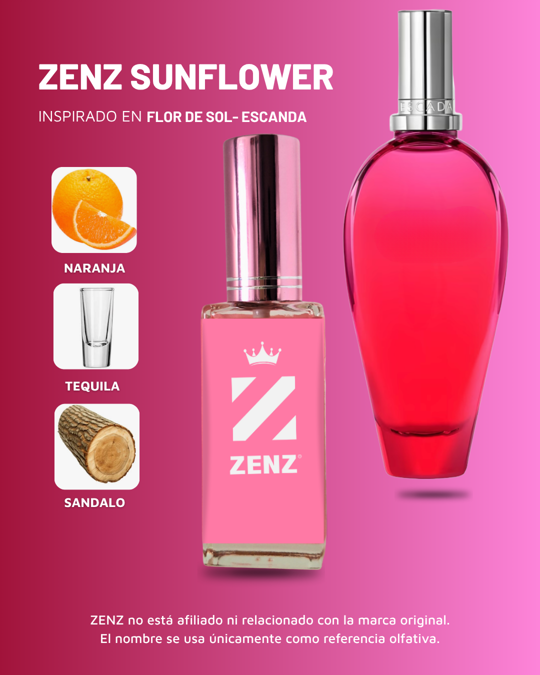 Perfume Tendencia D FLOR DE SOL zenz