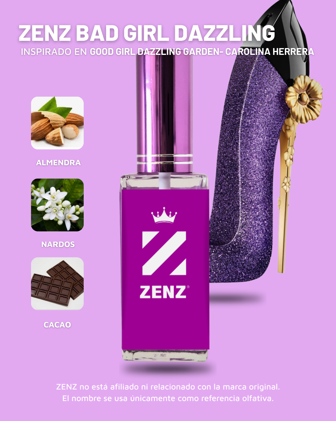 Perfume Tendencia D GOOD GIRL DAZZLING GARDEN NUEVO JULIO 2024 zenz