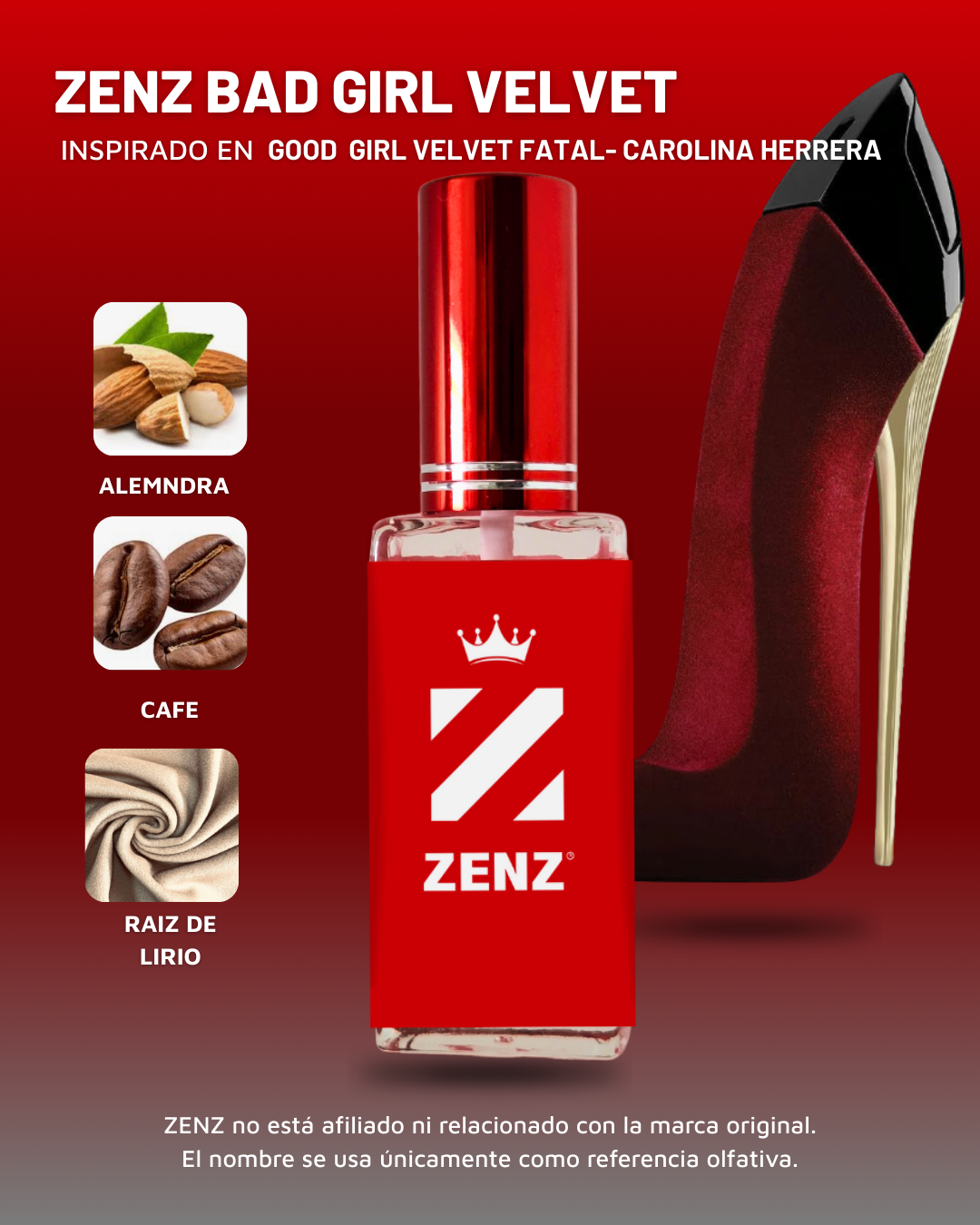 Perfume Tendencia D GOOD GIRL VELVET FATALE zenz