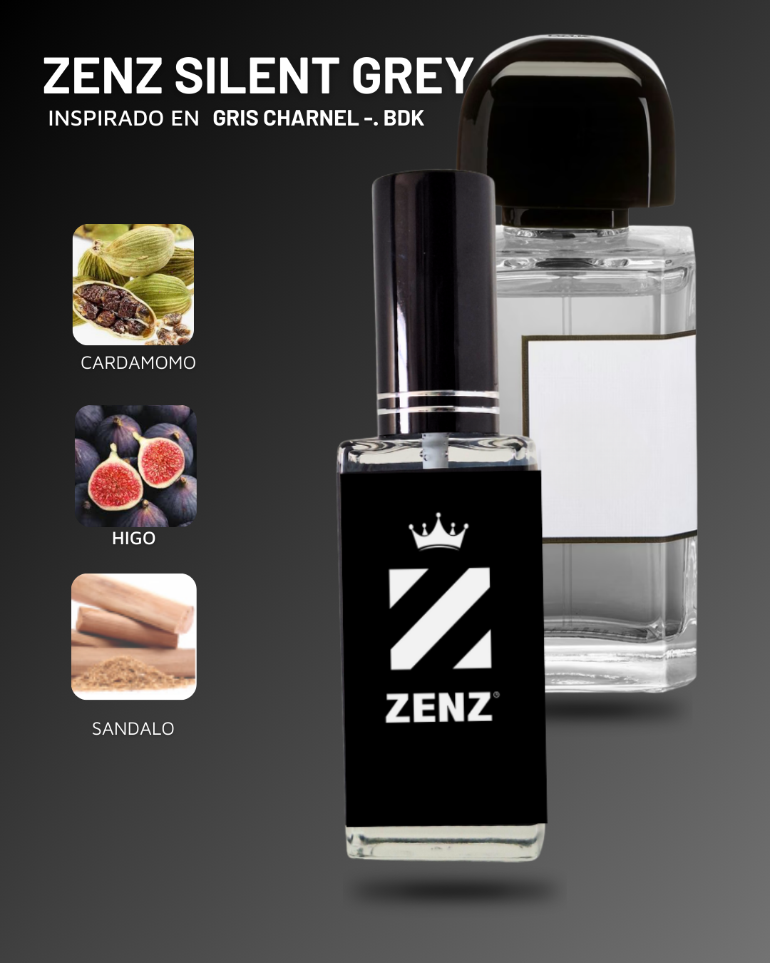 Perfume Tendencia U GRIS CHARNEL BTK NUEVO NOVIEMBRE 2023 zenz