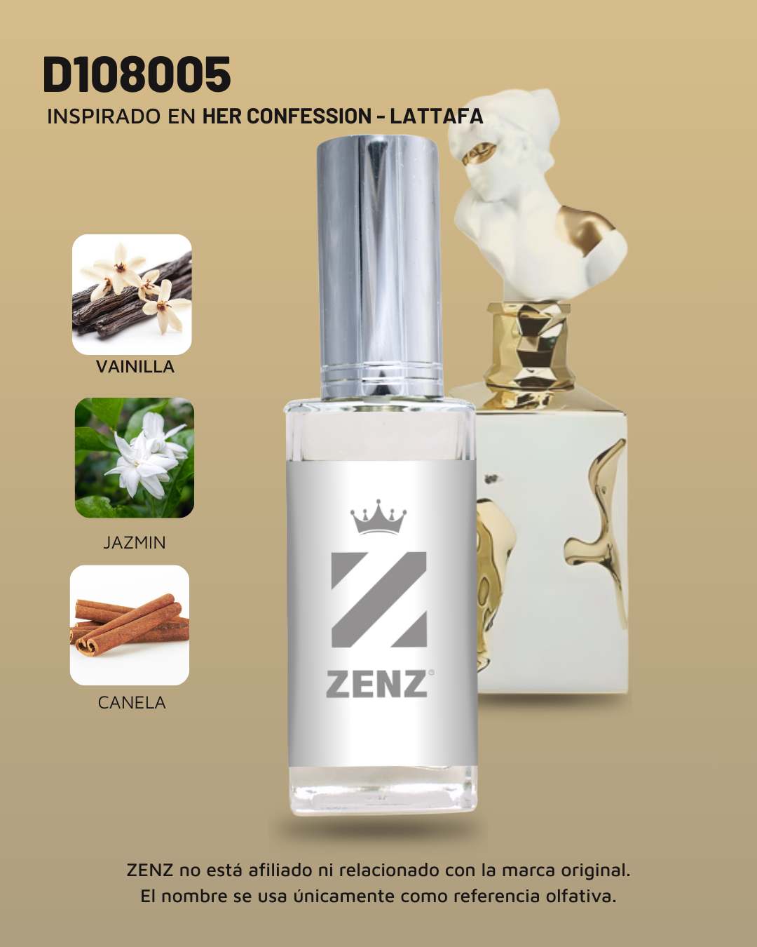 Perfume Tendencia D HER CONFESSION NUEVO DICIEMBRE 2025 zenz