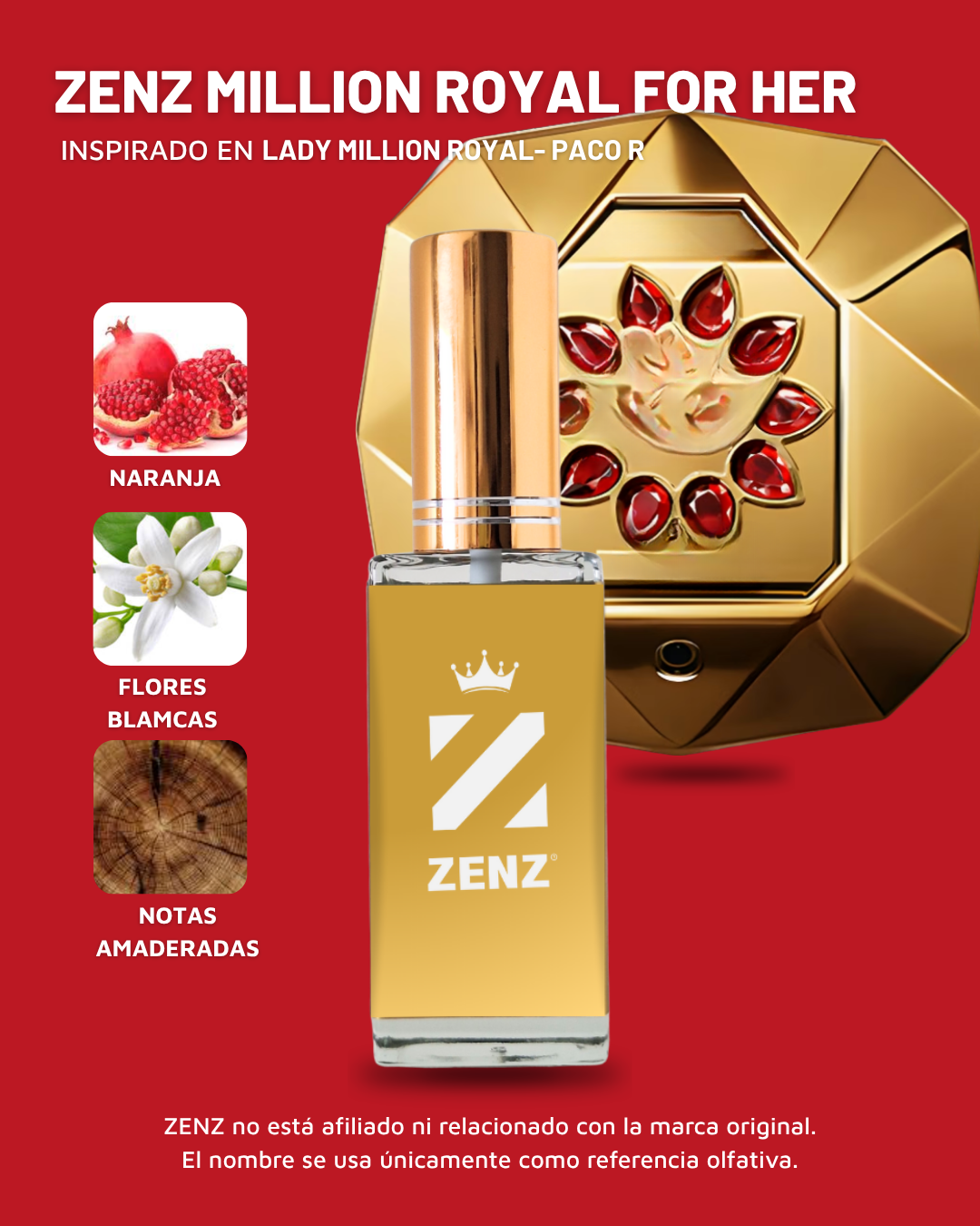 Perfume Tendencia D LADY MILLION ROYAL NUEVO OCTUBRE 2023 zenz